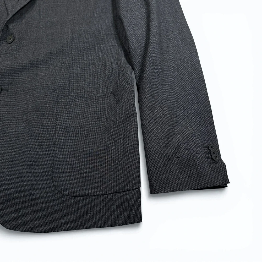 Banana‎ Republic Core Temp Blazer Mens 48L Slim Gray Wool Performance Jacket NWT